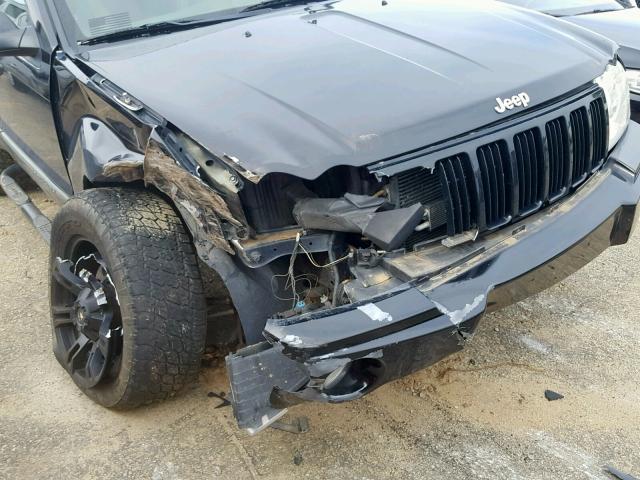 1J8HR48P17C689226 - 2007 JEEP GRAND CHER BLACK photo 9