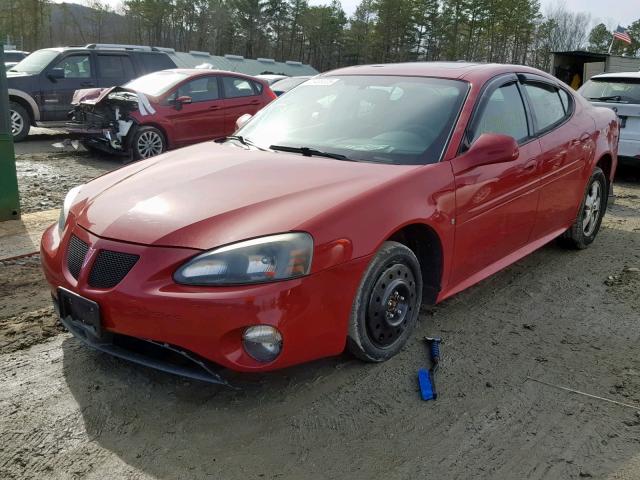 2G2WP552161272085 - 2006 PONTIAC GRAND PRIX RED photo 2