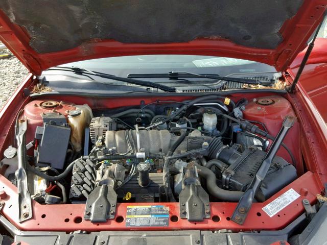 2G2WP552161272085 - 2006 PONTIAC GRAND PRIX RED photo 7