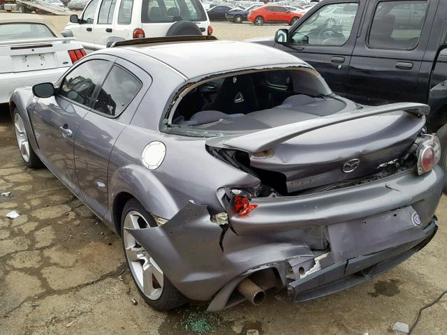 JM1FE173750146033 - 2005 MAZDA RX8 GRAY photo 3