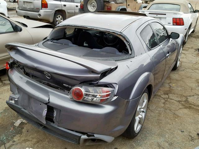 JM1FE173750146033 - 2005 MAZDA RX8 GRAY photo 4