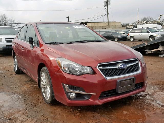 JF1GJAN67FH012192 - 2015 SUBARU IMPREZA LI RED photo 1