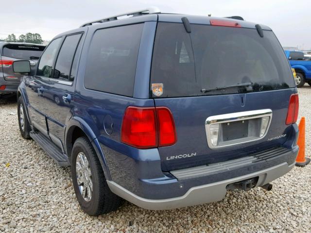 5LMFU28RX3LJ24155 - 2003 LINCOLN NAVIGATOR 蓝色 照片 3