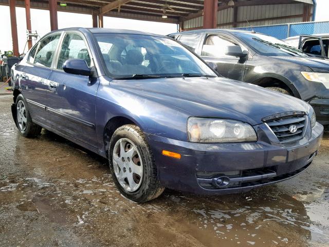 KMHDN46D65U138190 - 2005 HYUNDAI ELANTRA GL BLUE photo 1