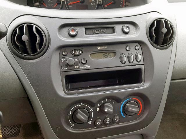 1G8AG54F54Z130525 - 2004 SATURN ION LEVEL 黑色 照片 9