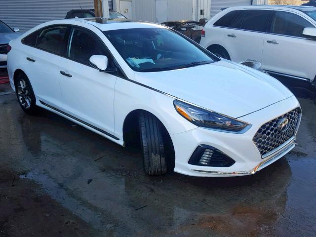 5NPE34AB3JH673258 - 2018 HYUNDAI SONATA SPO WHITE photo 1