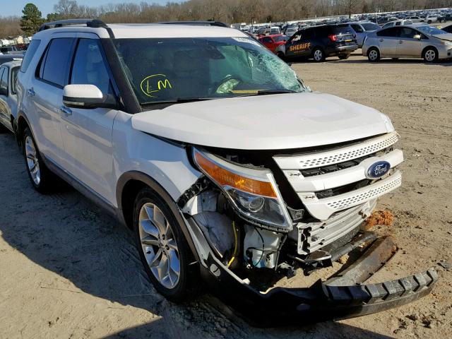 1FM5K7F84DGA66680 - 2013 FORD EXPLORER L WHITE photo 1