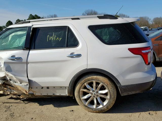 1FM5K7F84DGA66680 - 2013 FORD EXPLORER L WHITE photo 10