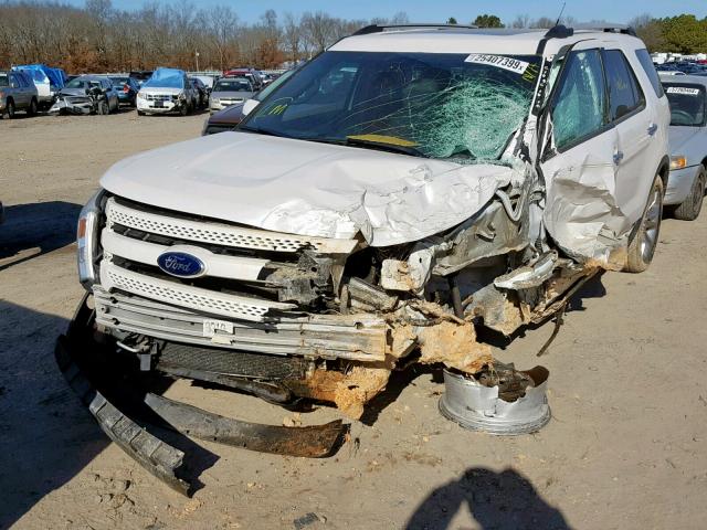 1FM5K7F84DGA66680 - 2013 FORD EXPLORER L WHITE photo 2