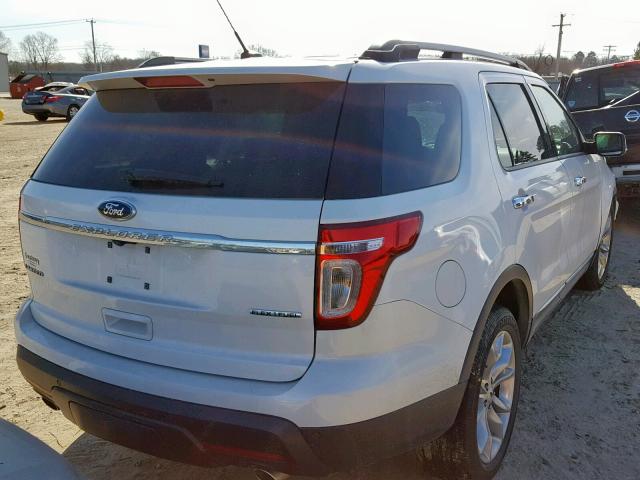 1FM5K7F84DGA66680 - 2013 FORD EXPLORER L WHITE photo 4