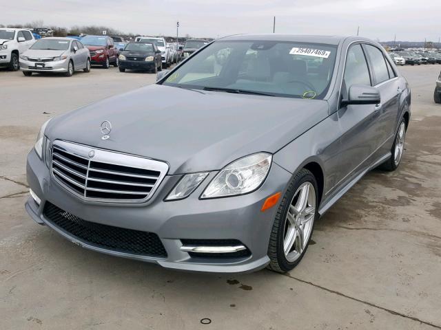 WDDHF5KBXDA664504 - 2013 MERCEDES-BENZ E 350 GRAY photo 2