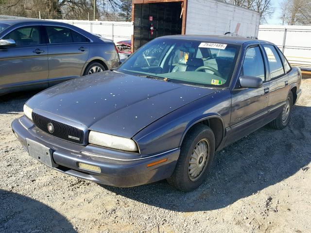 2G4WB52L0S1416920 - 1995 BUICK REGAL CUST BLUE photo 2