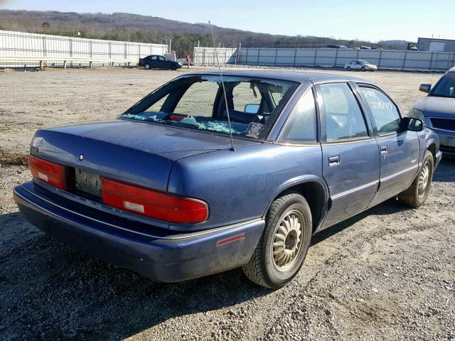 2G4WB52L0S1416920 - 1995 BUICK REGAL CUST BLUE photo 4