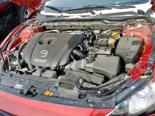 JM1GJ1V64E1138771 - 2014 MAZDA 6 TOURING RED photo 7