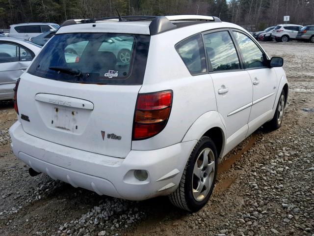 5Y2SL62854Z443364 - 2004 PONTIAC VIBE WHITE photo 4