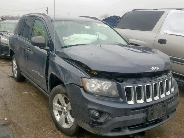 1C4NJCBB8ED890413 - 2014 JEEP COMPASS SP ნაცრისფერი ფოტო 1