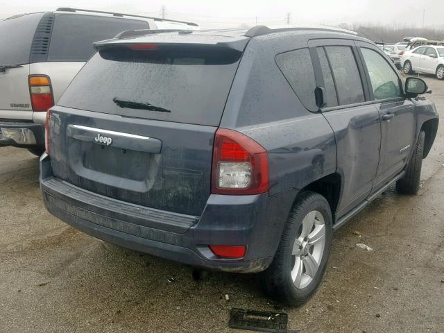 1C4NJCBB8ED890413 - 2014 JEEP COMPASS SP ნაცრისფერი ფოტო 4