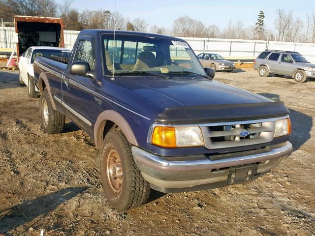 1FTCR11X9VTA41253 - 1997 FORD RANGER BLUE photo 1