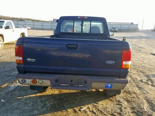 1FTCR11X9VTA41253 - 1997 FORD RANGER BLUE photo 6