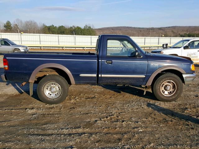 1FTCR11X9VTA41253 - 1997 FORD RANGER BLUE photo 9