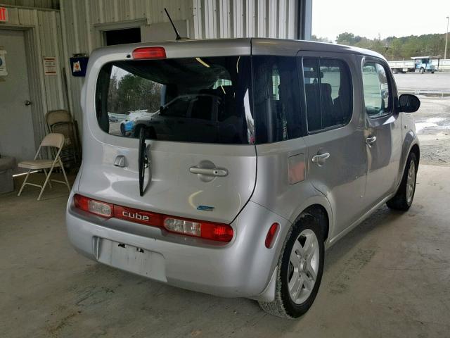 JN8AZ2KR3DT303431 - 2013 NISSAN CUBE S SILVER photo 4