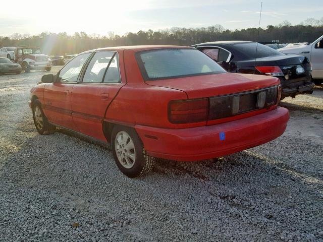 1G3NL55D7SM345205 - 1995 OLDSMOBILE ACHIEVA S RED photo 3