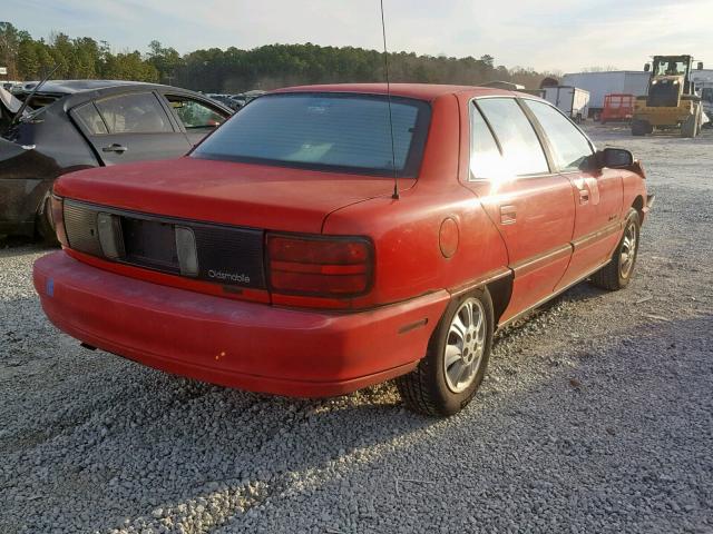 1G3NL55D7SM345205 - 1995 OLDSMOBILE ACHIEVA S RED photo 4