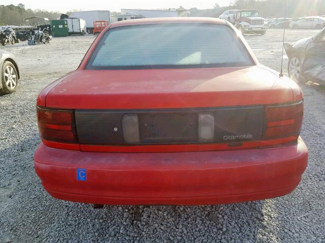 1G3NL55D7SM345205 - 1995 OLDSMOBILE ACHIEVA S RED photo 9