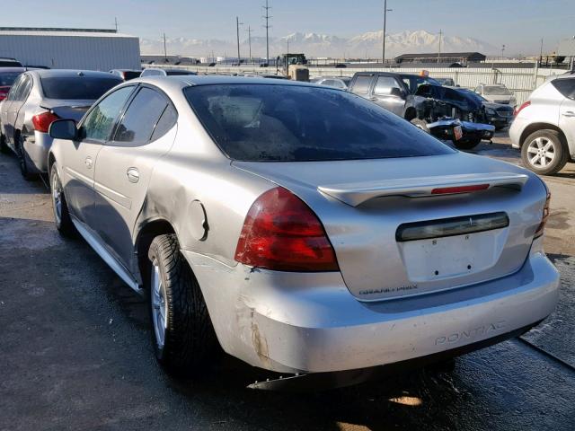 2G2WP552071201722 - 2007 PONTIAC GRAND PRIX SILVER photo 3