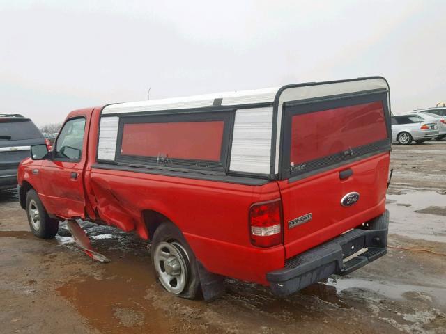 1FTYR10D46PA45069 - 2006 FORD RANGER RED photo 3