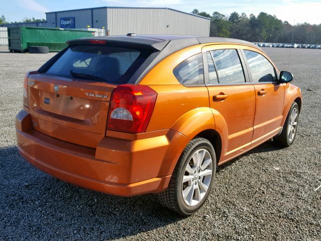 1B3CB5HA1BD108741 - 2011 DODGE CALIBER HE ORANGE photo 4