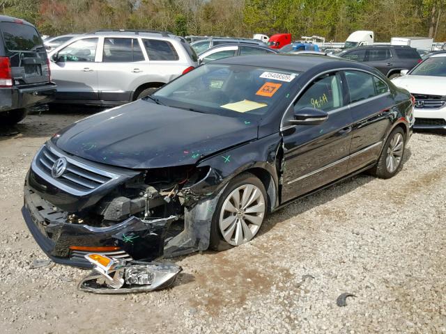 WVWMN7AN9CE515561 - 2012 VOLKSWAGEN CC SPORT BLACK photo 2