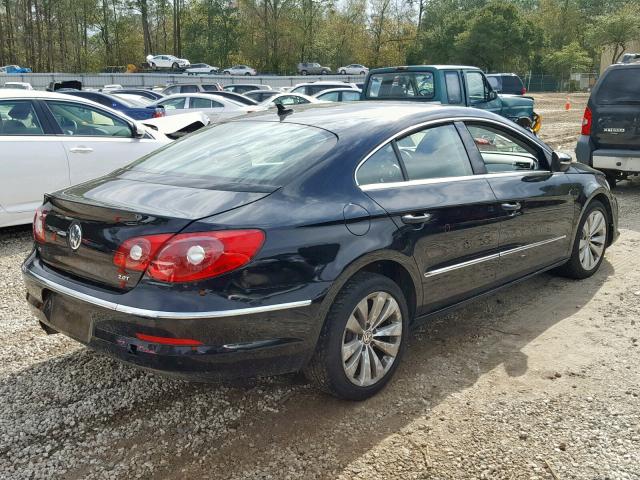 WVWMN7AN9CE515561 - 2012 VOLKSWAGEN CC SPORT BLACK photo 4