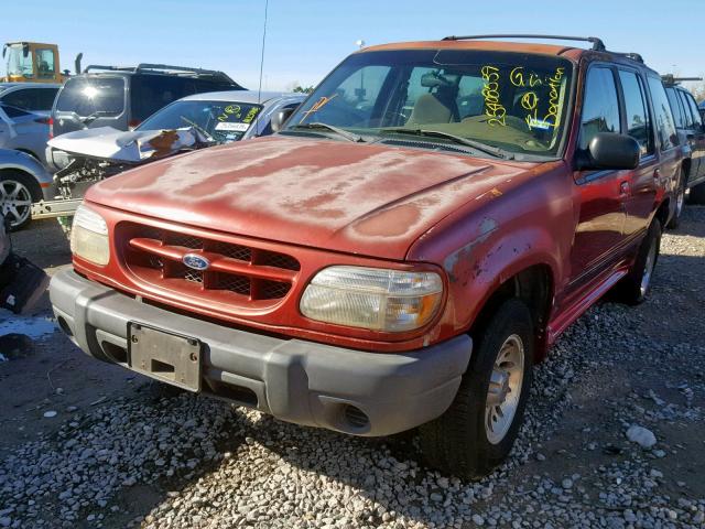 1FMZU32X9XZB90597 - 1999 FORD EXPLORER RED photo 2