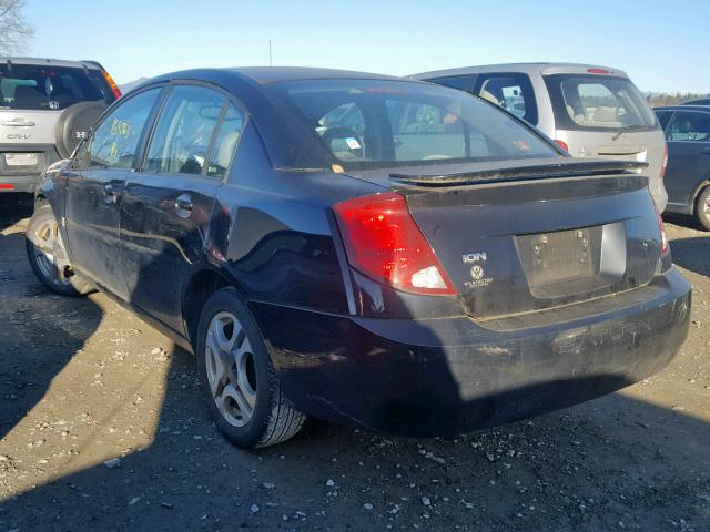 1G8AL52F64Z218255 - 2004 SATURN ION LEVEL BLACK photo 3