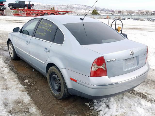 WVWTH63B64P200402 - 2004 VOLKSWAGEN PASSAT GLX 银色 照片 3