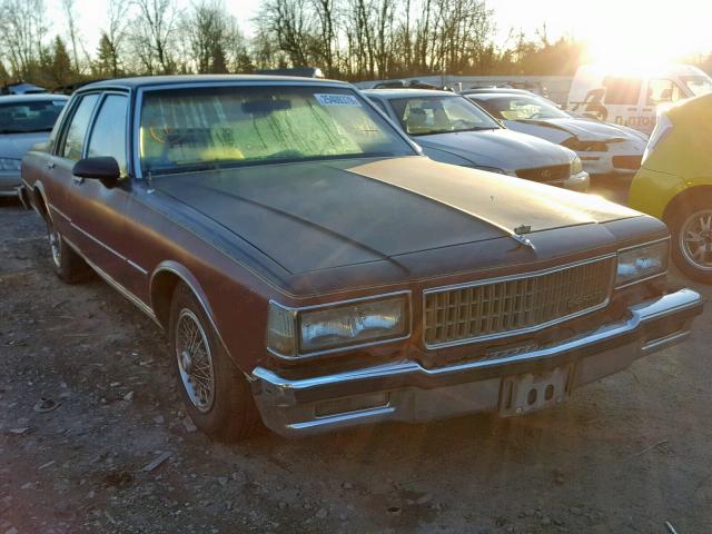 1G1BN51E6KR119373 - 1989 CHEVROLET CAPRICE CL MAROON photo 1