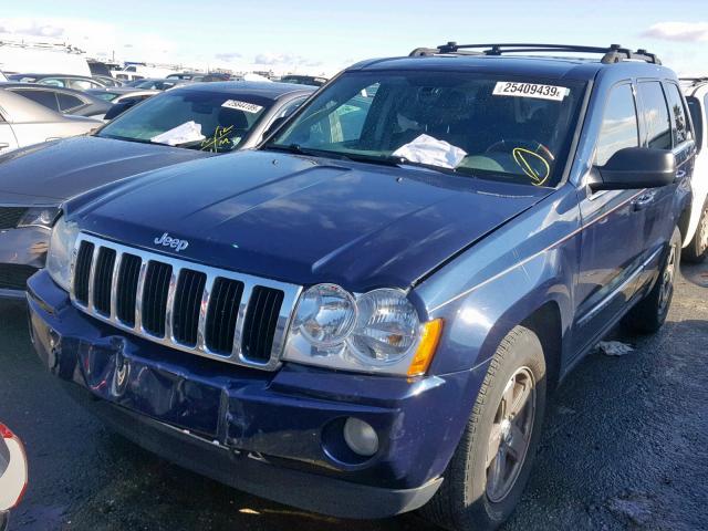 1J4HR58N25C639017 - 2005 JEEP GRAND CHER BLUE photo 2