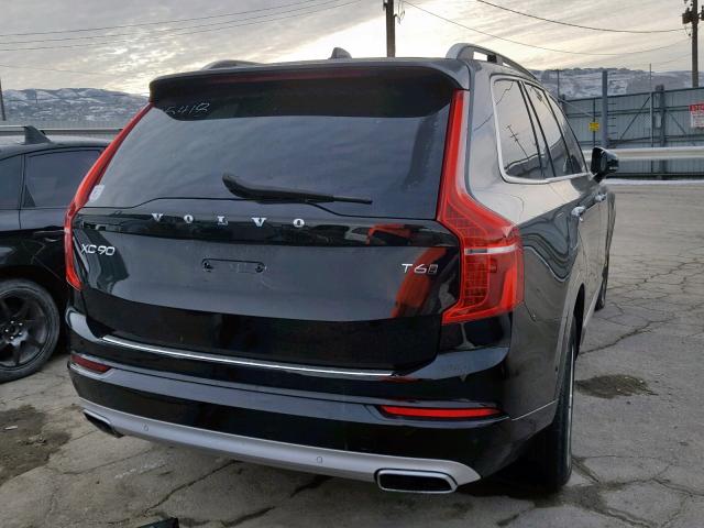 YV4A22PKXH1115418 - 2017 VOLVO XC90 T6 BLACK photo 4