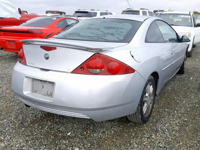 1ZWFT61L325606551 - 2002 MERCURY COUGAR V6 SILVER photo 4