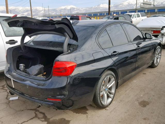 WBA8E9C57GK603992 - 2016 BMW 328 I SULE BLACK photo 4