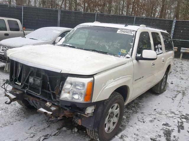 3GYFK66N36G195343 - 2006 CADILLAC ESCALADE E WHITE photo 2