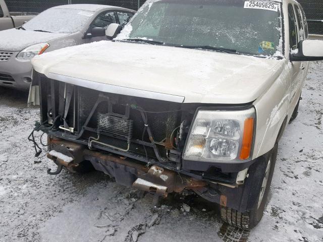 3GYFK66N36G195343 - 2006 CADILLAC ESCALADE E WHITE photo 9