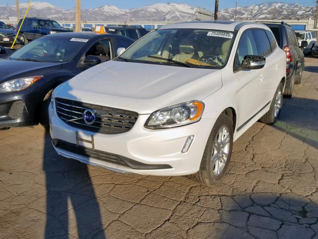 YV440MDC7F2618973 - 2015 VOLVO XC60 T5 WHITE photo 2