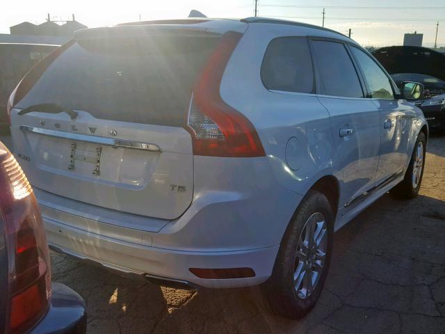 YV440MDC7F2618973 - 2015 VOLVO XC60 T5 WHITE photo 4