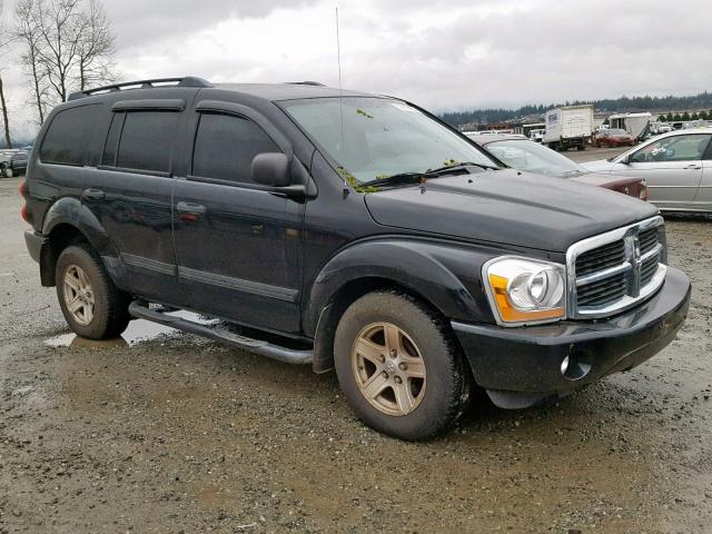 1D4HB48N54F168341 - 2004 DODGE DURANGO SL BLACK photo 1