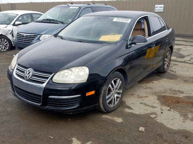 3VWRF71K26M782710 - 2006 VOLKSWAGEN JETTA 2.5 BLACK photo 2