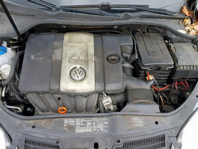 3VWRF71K26M782710 - 2006 VOLKSWAGEN JETTA 2.5 BLACK photo 7