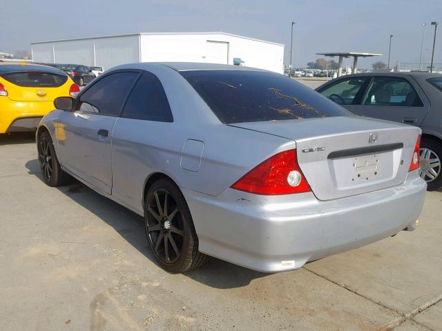 1HGEM22124L038363 - 2004 HONDA CIVIC DX V GRAY photo 3