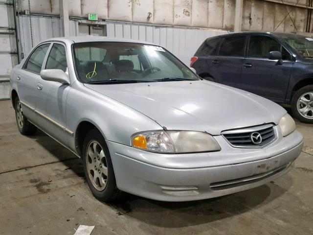 1YVGF22C725287112 - 2002 MAZDA 626 LX SILVER photo 1